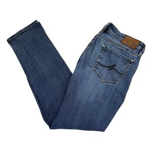 34‎ Heritage Courage Mid Rise Straight Leg Jeans Mens 34x33 Blue Denim